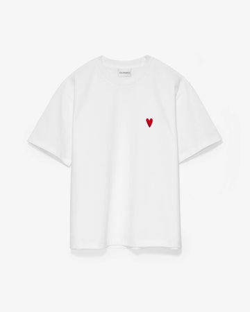 T-Shirt Serce Biały