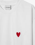 T-Shirt Serce Biały