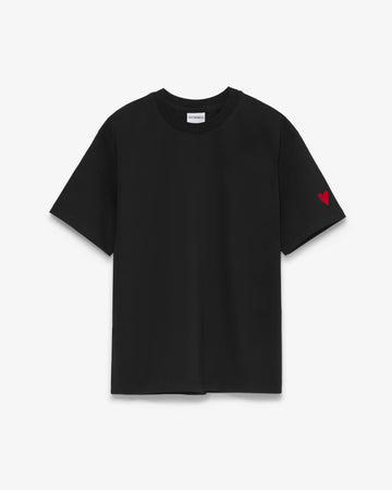 T-Shirt Serce Czarny