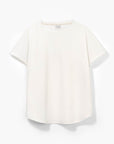 T-Shirt Oversize Złamana Biel