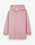 Bluza Oversize z Kapturem Brudny Róż