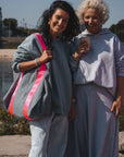 Bluza Oversize z Kapturem Szara