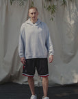 Bluza Oversize z Kapturem Szara