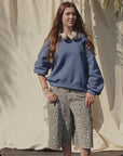 Bluza V Indygo